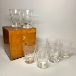 Glas druvklase 1930-tal Retrolux antik