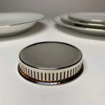 Bordsunderlägg för buteljer i nysilver Retrolux antik