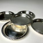 Coasters nysilver art deco Retrolux antik