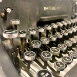 Remington Rand skrivmaskin Retrolux antik